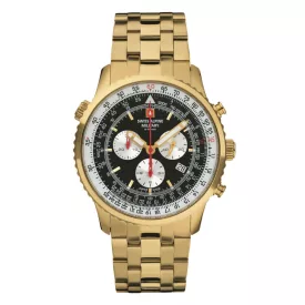   Swiss Alpine Military férfi óra Kronográf analóg 7078.9117SAM nemesacél