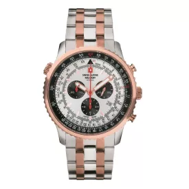  Swiss Alpine Military férfi óra Kronográf analóg 7078.9152SAM nemesacél