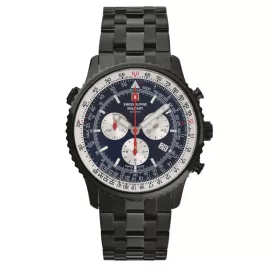   Swiss Alpine Military férfi óra Kronográf analóg 7078.9175SAM nemesacél