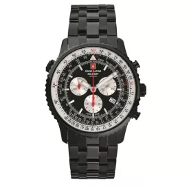   Swiss Alpine Military férfi óra Kronográf analóg 7078.9177SAM nemesacél