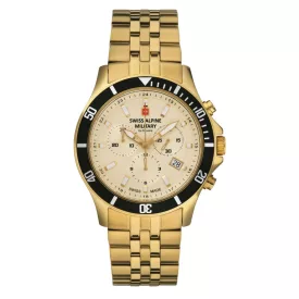   Swiss Alpine Military férfi óra Kronográf analóg 7022.9111SAM nemesacél