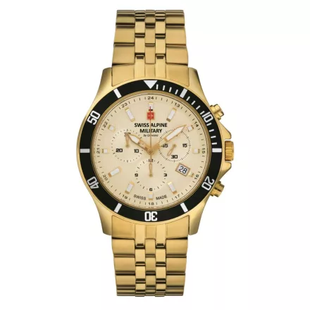 Swiss Alpine Military férfi óra Kronográf analóg 7022.9111SAM nemesacél