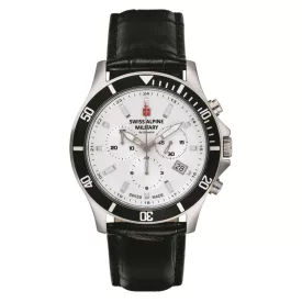   Swiss Alpine Military férfi óra Kronográf analóg 7022.9532SAM bőr