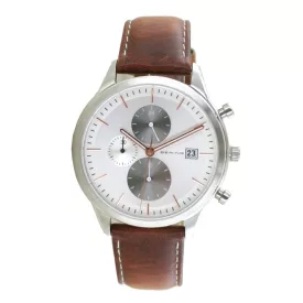 Bering férfi óra karóra Kronográf - 16042-500 bőr