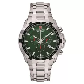   Swiss Alpine Military férfi óra Chrono 7043.9134SAM nemesacél