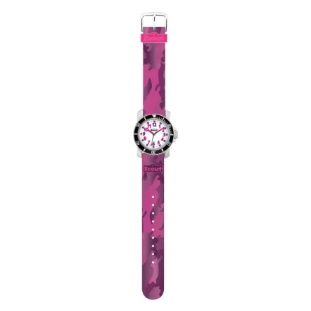 Scout Gyerek óra Lernuhr Diver - rózsaszín Camouflage 280377004