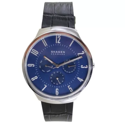 Skagen férfi óra karóra Grenen bőr SKW6535