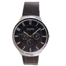 Skagen férfi óra karóra Grenen bőr SKW6536