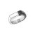s.Oliver ékszer férfi gyűrű nemesacél ezüst IP Gun 203397-1 64 (20.3 mm Ø)