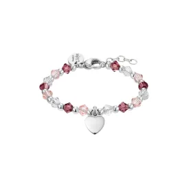  Prinzessin Lillifee Gyerek karkötő nemesacél Glassteine szív 2034005