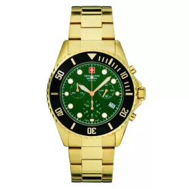   Swiss Alpine Military férfi óra Kronográf analóg 7053.9114SAM nemesacél