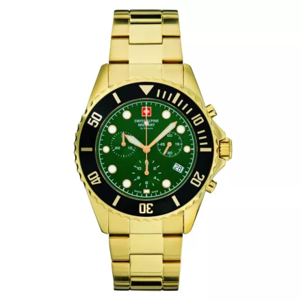 Swiss Alpine Military férfi óra Kronográf analóg 7053.9114SAM nemesacél