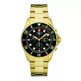   Swiss Alpine Military férfi óra Kronográf analóg 7053.9117SAM nemesacél