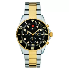   Swiss Alpine Military férfi óra Kronográf analóg 7053.9147SAM nemesacél