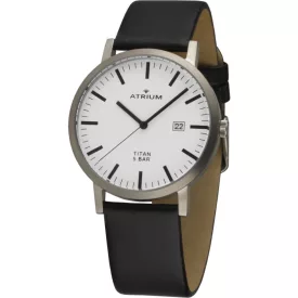 ATRIUM férfi óra karóra Titan A40-13 bőr