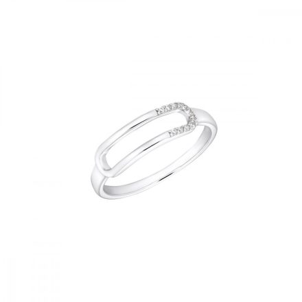 s.Oliver ékszer Női gyűrű ezüst 925 cirkónia 203485 56 (17.8 mm Ø)