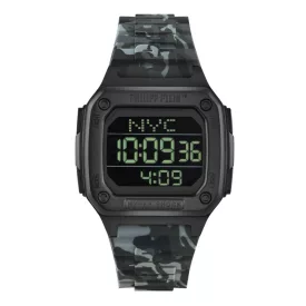   Philipp Plein Unisex férfi női óra HYPER SHOCK fekete PWHAA1822