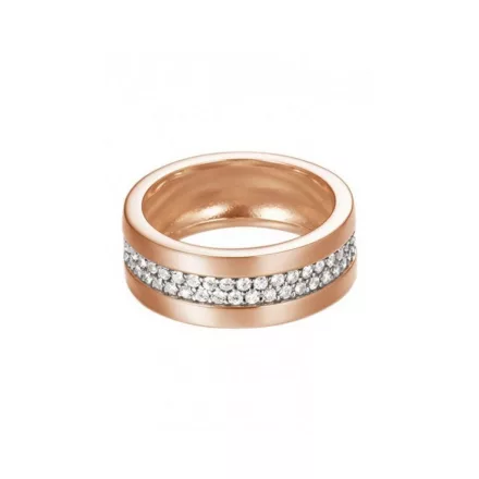 Esprit Női gyűrű ezüst rosegold cirkónia Pure berakás ESRG92214C180-1