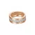 Esprit Női gyűrű ezüst rosegold cirkónia Pure berakás ESRG92214C180-1