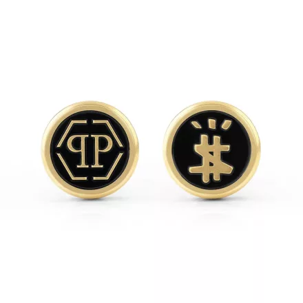 Philipp Plein férfi Mandzsetta Ékszer nemesacél IP arany HEXAGON PJ9AA02CU