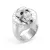 Philipp Plein férfi gyűrű nemesacél ezüst 3D koponya PJ8AA09R 62 (19.7 mm Ø)