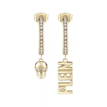Philipp Plein Női fülbevaló ékszer nemesacél IP arany LETTERING PJ1AA03EU