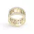 Philipp Plein Női gyűrű nemesacél arany LETTERING PP Font PJ1AA08R 54 (17.2 mm Ø)