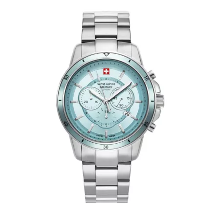 Swiss Alpine Military férfi óra Kronográf analóg 7089.9131SAM nemesacél