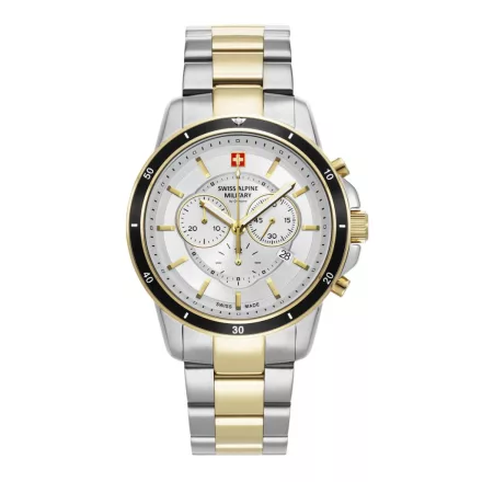 Swiss Alpine Military férfi óra Kronográf analóg 7089.9142SAM nemesacél