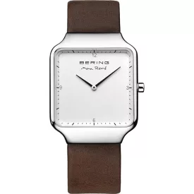   Bering Női óra karóra Max René Ultra vékony - 15832-504 bőr