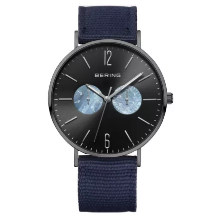 Bering Unisex férfi női óra karóra klasszikus Multifunktion - 14240-123--kék