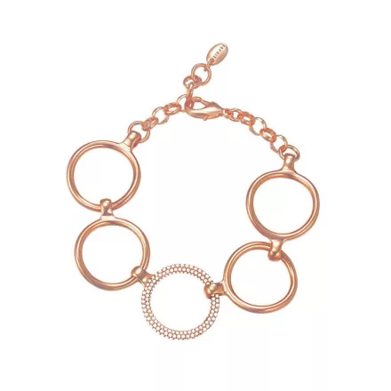 Esprit Női karkötő nemesacél rosegold Peribess ESBR01858C180-1