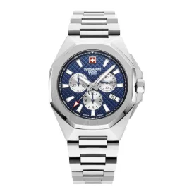   Swiss Alpine Military férfi óra Kronográf analóg 7005.9135SAM nemesacél