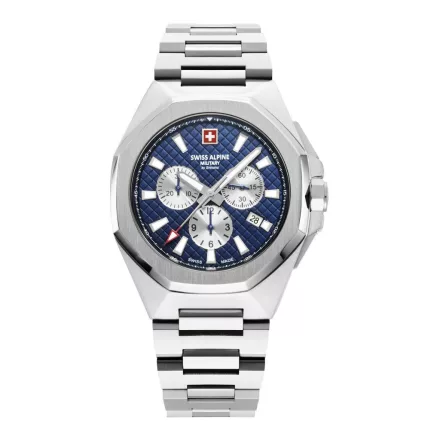 Swiss Alpine Military férfi óra Kronográf analóg 7005.9135SAM nemesacél