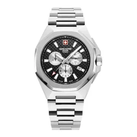   Swiss Alpine Military férfi óra Kronográf analóg 7005.9137SAM nemesacél