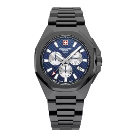   Swiss Alpine Military férfi óra Kronográf analóg 7005.9175SAM nemesacél