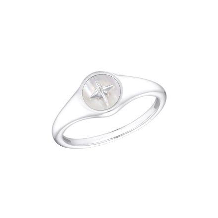 s.Oliver ékszer Női gyűrű ezüst 925 Stern 203688 54 (17.2 mm Ø)