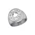 s.Oliver ékszer férfi gyűrű nemesacél ezüst 203685 62 (19.7 mm Ø)