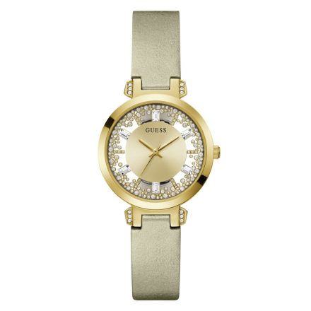 Guess Női óra karóra köves CLEAR GW0535L4 bőr