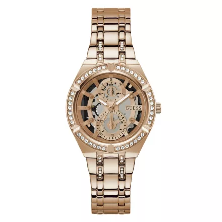 Guess Női óra karóra ALLARA GW0604L3 nemesacél rosegold