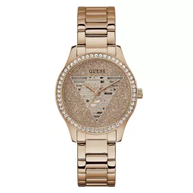 Guess Női óra karóra IDOL GW0605L3 nemesacél rosegold