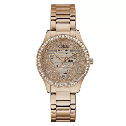 Guess Női óra karóra IDOL GW0605L3 nemesacél rosegold