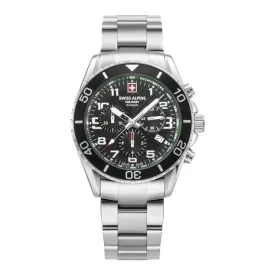   Swiss Alpine Military férfi óra Kronográf analóg 7029.9134SAM nemesacél