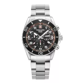   Swiss Alpine Military férfi óra Kronográf analóg 7029.9136SAM nemesacél