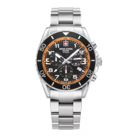   Swiss Alpine Military férfi óra Kronográf analóg 7029.9139SAM nemesacél