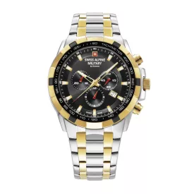   Swiss Alpine Military férfi óra Chrono 7043.9147SAM nemesacél