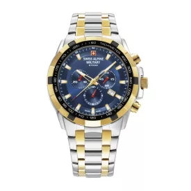   Swiss Alpine Military férfi óra Chrono 7043.9145SAM nemesacél