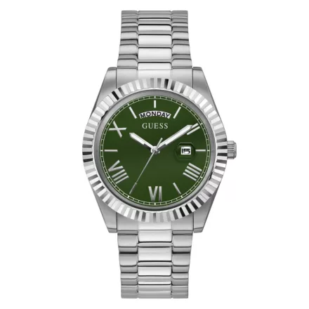 Guess férfi óra karóra CONNOISSEUR GW0265G10 nemesacél ezüst