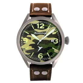   Aristo férfi Messerschmitt óra Fliegeruhr ME-43Army bőr Vintage