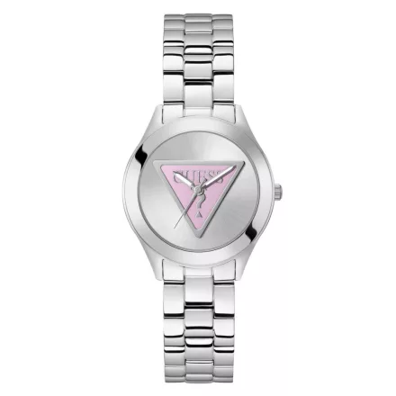 Guess Női óra karóra három PLAQUE GW0675L1 nemesacél ezüst